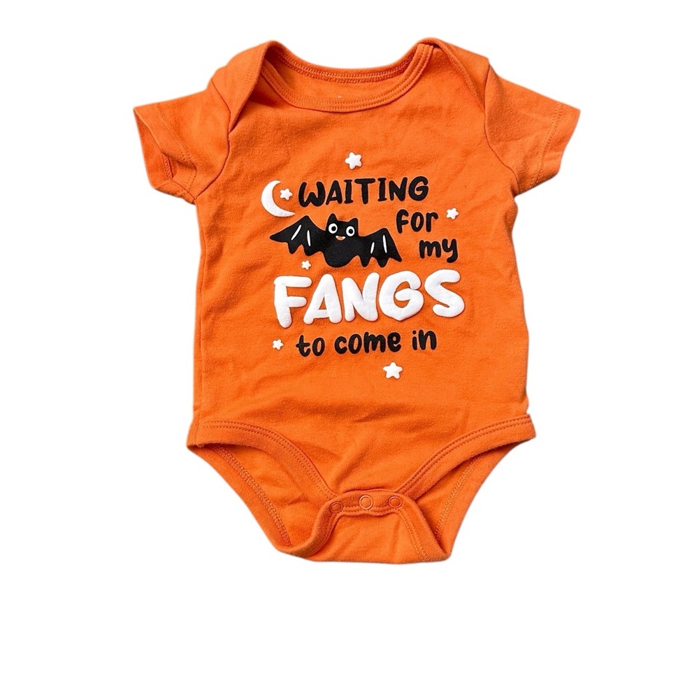 Baby Starters Orange Baby Onesie